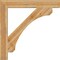 Ekena Millwork Legacy Block Rough Sawn Bracket, Western Red Cedar, 6"W x 48"D x 48"H BKT06X48X48LEC05RWR - alternate 4